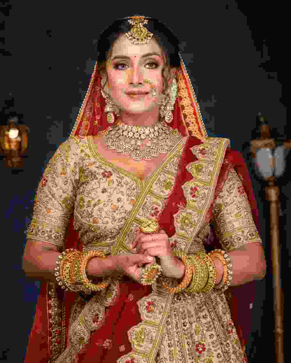 Satin Bridal Lehenga