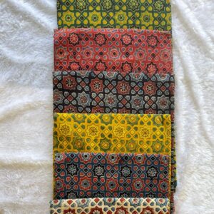 Ajarakh Pure Hand Block Cotton Fabric