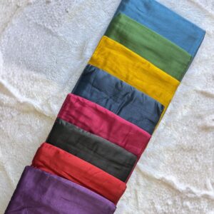 Ajarakh Pure Mashroo Silk Plain Fabric